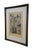 Mid to early 20th century black and white etching titled "La Cour, Rue du Faucon" (The Court, Falcon Street) by Kurt...