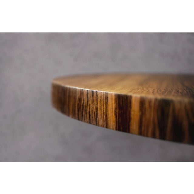 Vintage German Round Rosewood Coffee Table from Ilse Möbel, 1970s For Sale - Image 15 of 16