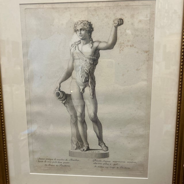Pair of Antique French Engravings of Nude Men. For Sale In West Palm - Image 6 of 8