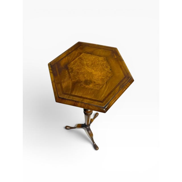 1940s Tripod Plant Stand Tables- a Pair For Sale - Image 4 of 14