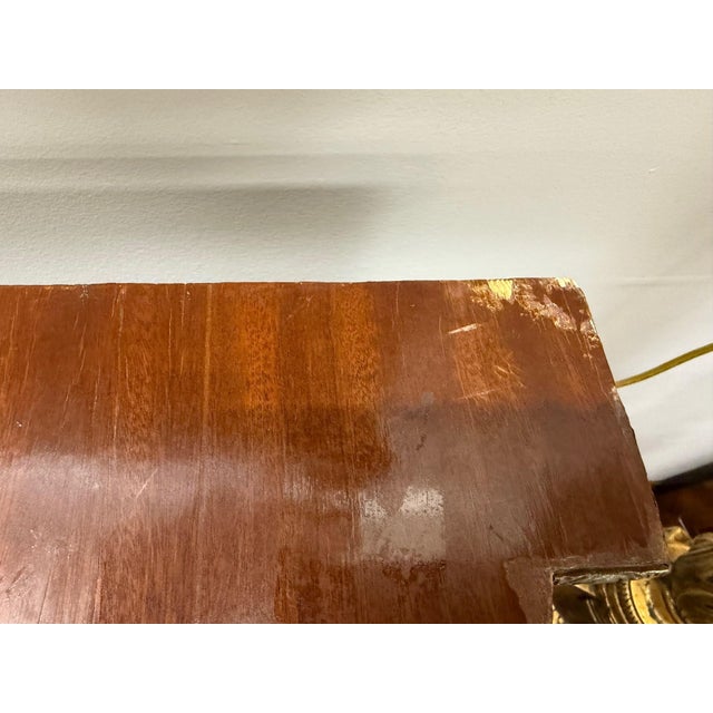 Napolean III Style Marquetry Inlay Credenza For Sale - Image 11 of 12