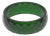 Vintage 1930's Green Diamond Faceted Bakelite Bangle Bracelet For Sale