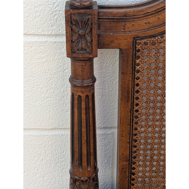 Coastal Pair of Vintage Wicker Twin Headboards For Sale - Image 3 of 12