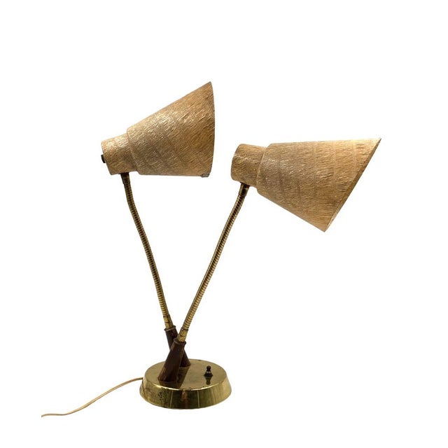 Mid-Century Modern Two Lights Lamp, France, 1960s For Sale - Image 17 of 18