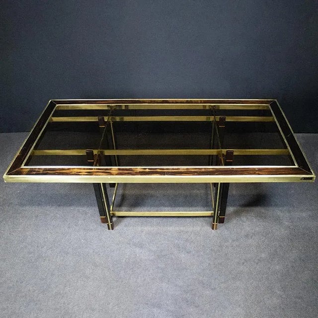 Set consisting of a table with four original Decò chairs, signed Paolo Barracchia for ROMAN DECO' Spa Table dimensions...