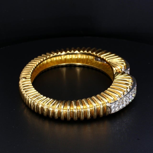 18k Yellow & White Gold Diamond Bracelet by Robert Wander/Winc For Sale In Phoenix - Image 6 of 6