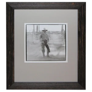 1970s Country Silver Gelatin Photograph of a Cowboy