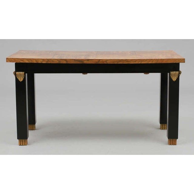 Mid-Century Modern Library Table Otto Schulz Attributed For Sale - Image 3 of 4