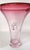 Mid-Century Modern Vintage Sergio Pagnin Chalet Art Glass Cranberry Vase, Original Sticker For Sale - Image 3 of 9