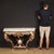 French Lacquered and Painted Console in Louis XV Style, 1980s For Sale - Image 9 of 13