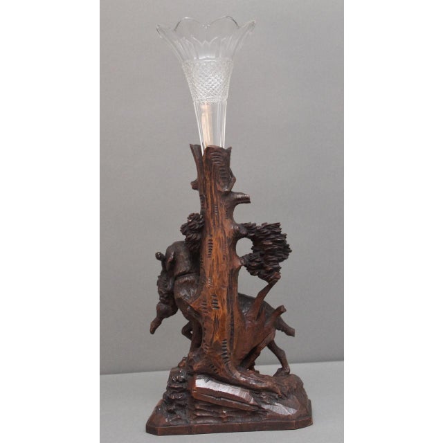 Wood 19th Century Black Forest Centre Piece, 1880s For Sale - Image 7 of 10