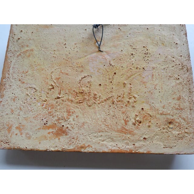 Mid-Century Modern Mid 20th Century Plaster Dog Sculpture For Sale - Image 3 of 4