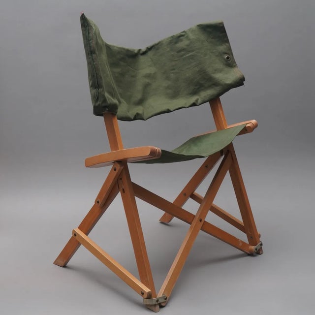 Beach Folding Chair by Pier Giacomo Castiglioni for Gavina, Italy, 1960s For Sale - Image 17 of 17