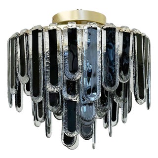 21st Century Cascata Murano Flush Mount by Fabio LTD For Sale
