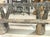 Monumental French Faux Bois Cast Stone Bench Tree Trunk Supports, circa 1920s For Sale - Image 6 of 18