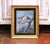 Mid 19th Century 19th Century French Fixé Sous Verre Bird Painting in Carved Giltwood Frame For Sale - Image 5 of 8