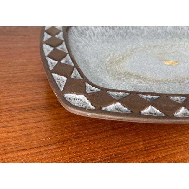 Large Mid-Century Modern Danish Studio Pottery Bowl from Frank Keramik, 1960s For Sale - Image 13 of 18