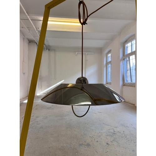 Danish Anthracite Mirrored Hanging Lamp For Sale - Image 6 of 11
