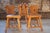 Sculptural Pine Dining Chairs with Keyhole Backs, 1970s, Set of 4 For Sale - Image 10 of 14