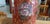 Red and Gold Screen-Printed Glass Pharmacy Jar, 1920 For Sale - Image 15 of 18