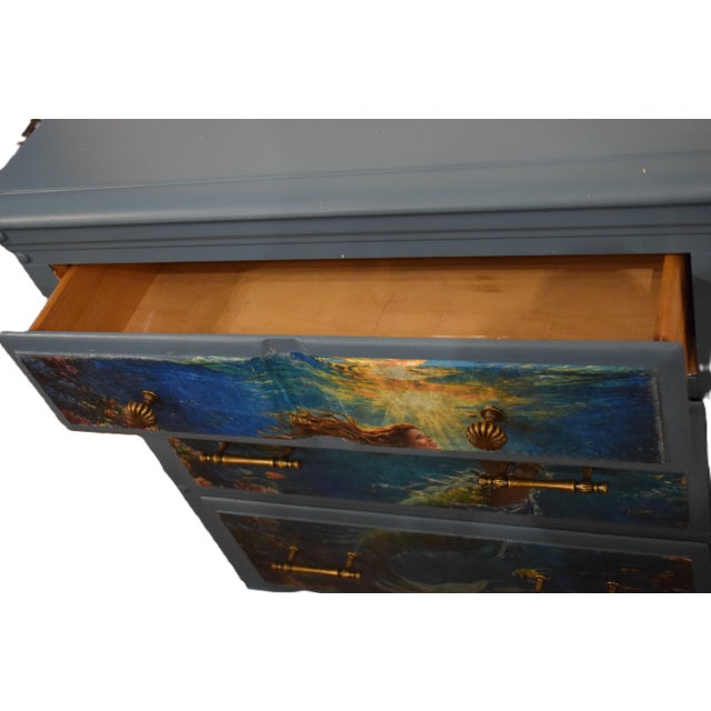 Wood Late 20th Century Mermaid Dresser For Sale - Image 7 of 7