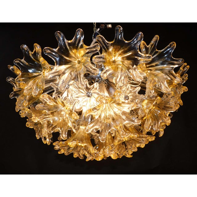 1970s 20th Century Murano Esprit Flush Mount by Venini For Sale - Image 5 of 7