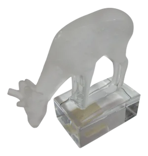 Lalique Deer Crystal Figurine