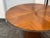Wood Anthropologie Quillen Marquetry Round Walnut Pedestal Dining Table, 48 Inches For Sale - Image 7 of 12
