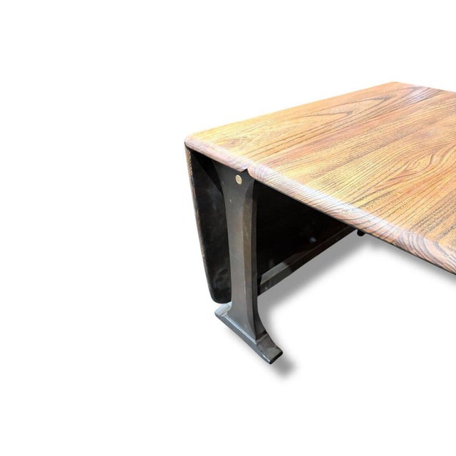 Wood Vintage Elm Drop Leaf Coffee Table from Ercol For Sale - Image 7 of 9