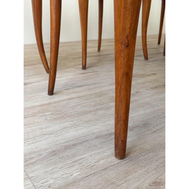 Italian Mid-Century Sculptural Dining Chairs, Circa 1950s - A Set of 6 For Sale In New York - Image 6 of 12