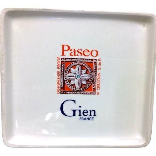 Ceramic Vintage Porcelain Gien Classical Floral Tray For Sale - Image 7 of 7