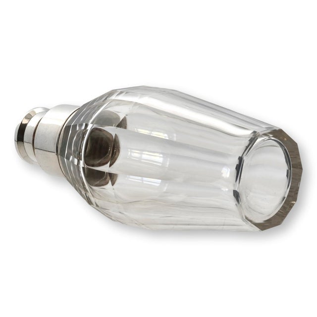 Oversized Heavy Crystal Cocktail Shaker For Sale - Image 4 of 4