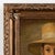 Original oil on canvas painting of young girl with bonnet holding a basket of fruit. Canvas shows scratches and...