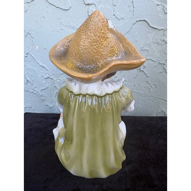 Ceramic Antique Style Camille Naudot French Porcelain Piano Baby Boy Figurine Model 6068a For Sale - Image 7 of 9