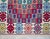 1980s Vintage Turkish Rug Hand Woven Colorful Area Rug Oushak Kilim - 4'4" X 5'2" For Sale - Image 6 of 8