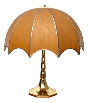 Mid-Century Modern German Hollywood Regency Style Brass Table Lamp from Goldkant, 1960s