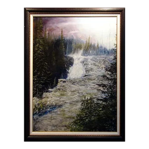 Dave Iles Montgomery Falls on Canvas Hand Signed Original Painting