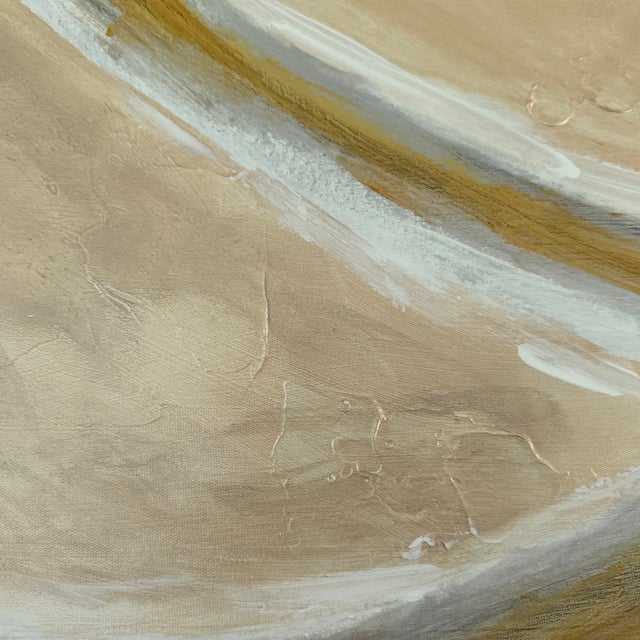 2020s Original Abstract Acrylic and Charcoal Textured Painting For Sale - Image 5 of 12