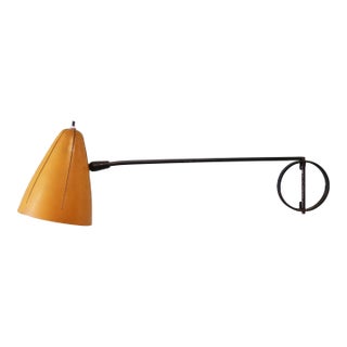 Vintage Ben Seibel (Attr.) Swing Arm Wall Mounted Task Lamp Sconce For Sale