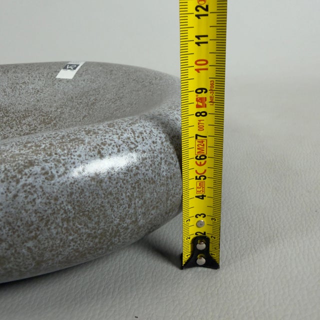 Modernist Stone Effect Ceramic Centerpiece from Rossi, 1970s For Sale - Image 12 of 13