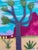 Textile Contemporary Fiber Art Joshua Tree Desert Landscape Set With Haiku by Paula Darnell For Sale - Image 7 of 10
