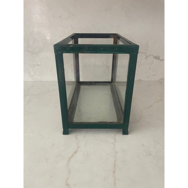 This small fish tank made in the 30’s is probably no longer water tight but would make a great terrarium. All 4 sides are...