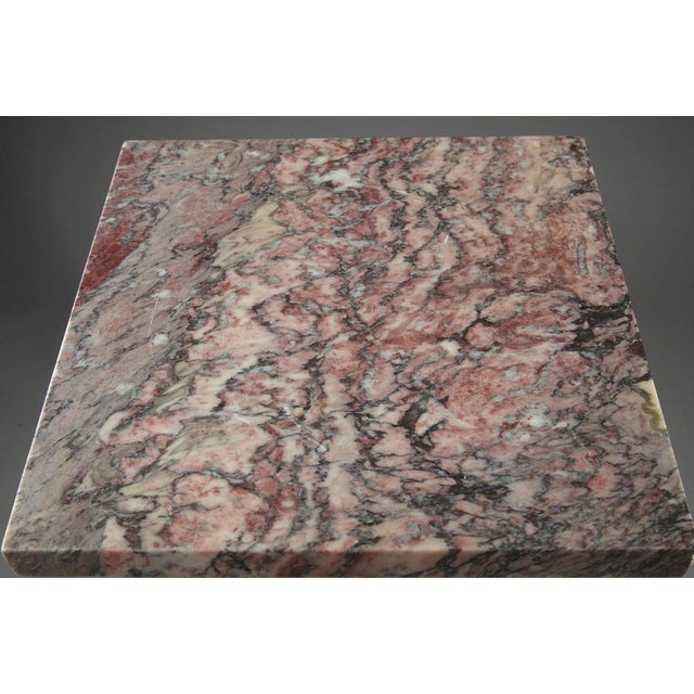 19th Century Napoleon III Brocatelle Marble Column For Sale - Image 3 of 17