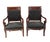 French Charles X Mahogany Armchairs, Set of 2 For Sale