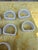1970s Collection of White Ceramic Standing Napkin Rings- Set of 10 For Sale In Atlanta - Image 6 of 7