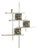 Wall Lamps in Aluminum by Gaetano Sciolari, Italy, 1970s, Set of 2 For Sale