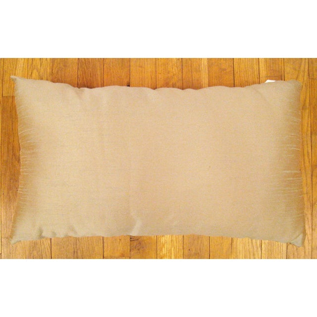 Traditional 1910 Decorative Antique Jacquard Tapestry Pillows with Floral Elements - A Pair For Sale - Image 3 of 11