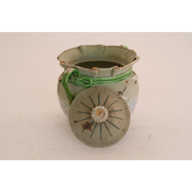 Vintage Hand-Painted Japanese Bowls, Set of 2 For Sale - Image 4 of 8