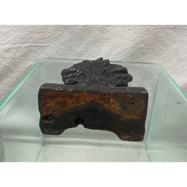 Antique Sheaf of Wheat Doorstop For Sale - Image 4 of 4