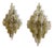 Murano Glass Polyhedral Wall Sconces by Carlo Scarpa for Venini, 1960s, Set of 2 For Sale